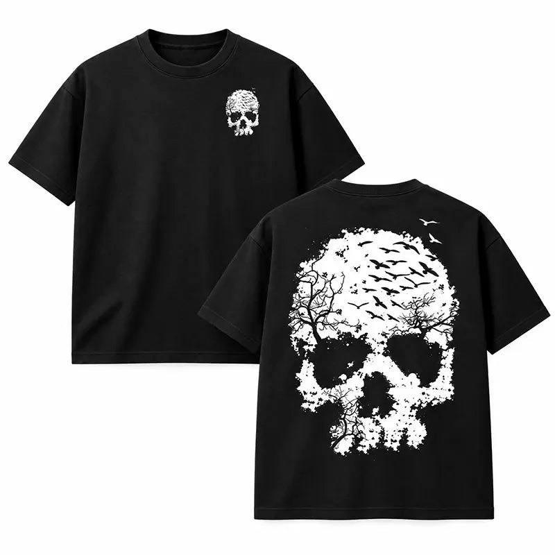 Moonlit Skull Forest T-Shirt / Sweatshirt / Hoodie