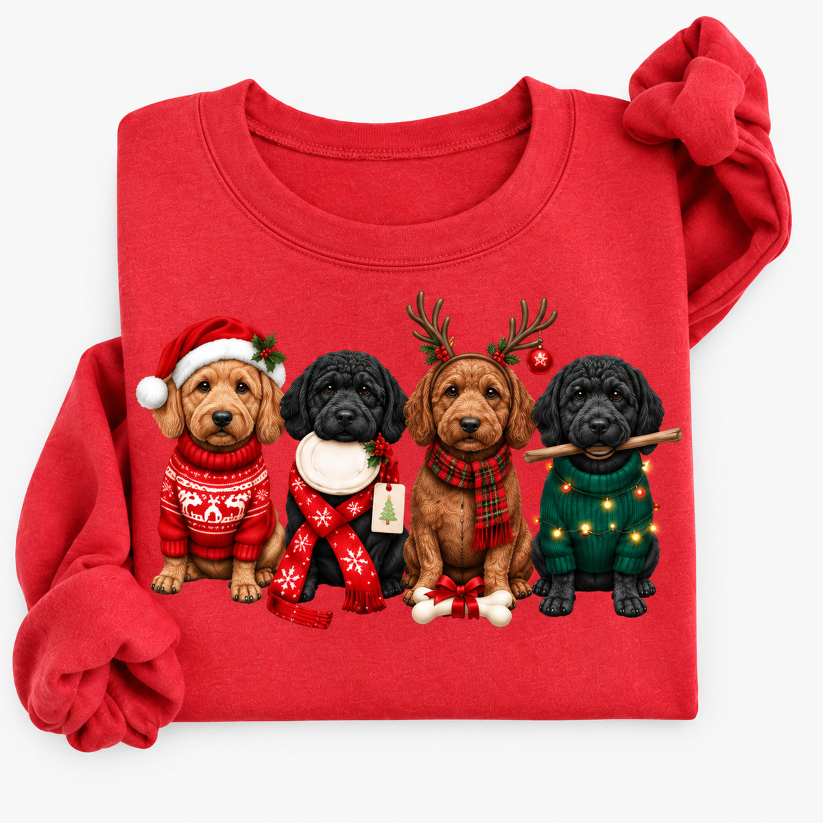 Christmas Custom Dog Breed Personalized Gifts T-Shirt / Sweatshirt / Hoodie