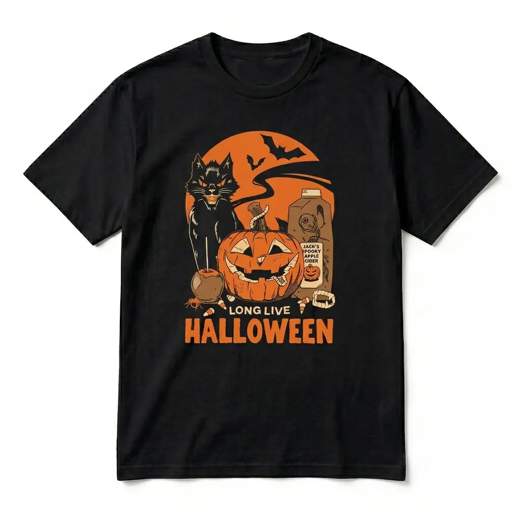 Long Live Halloween Spooky Season Vintage T-Shirt / Sweatshirt / Hoodie