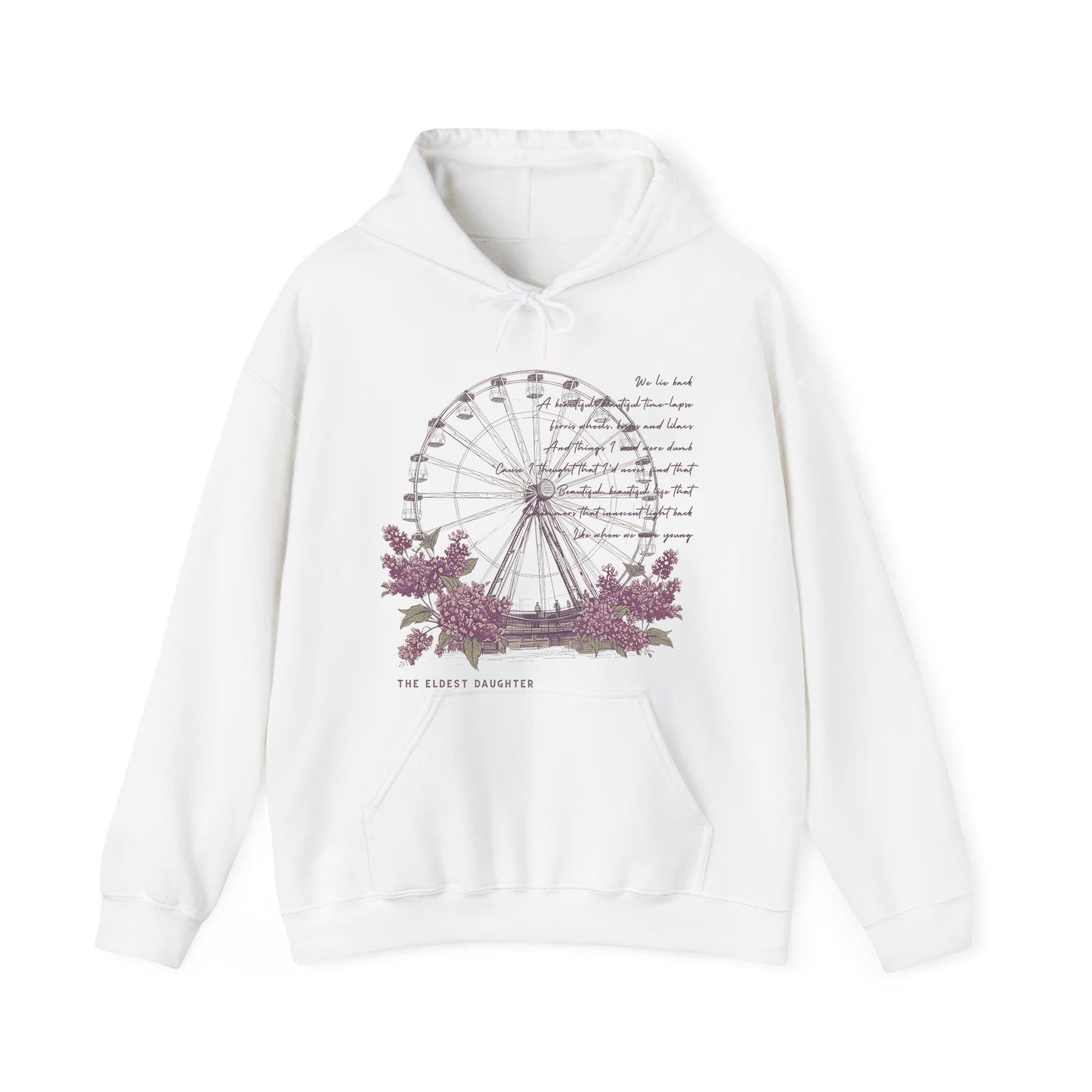 Eldest Daughter Showgirl Ferris Wheels Kisses and Lilacs Lyrics Vintage Graphic T-Shirt / Sweatshirt / Hoodie