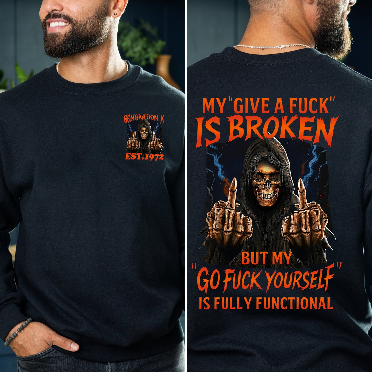 Generation X Custom Year Badass Generation Unisex T-Shirt / Sweatshirt / Hoodie