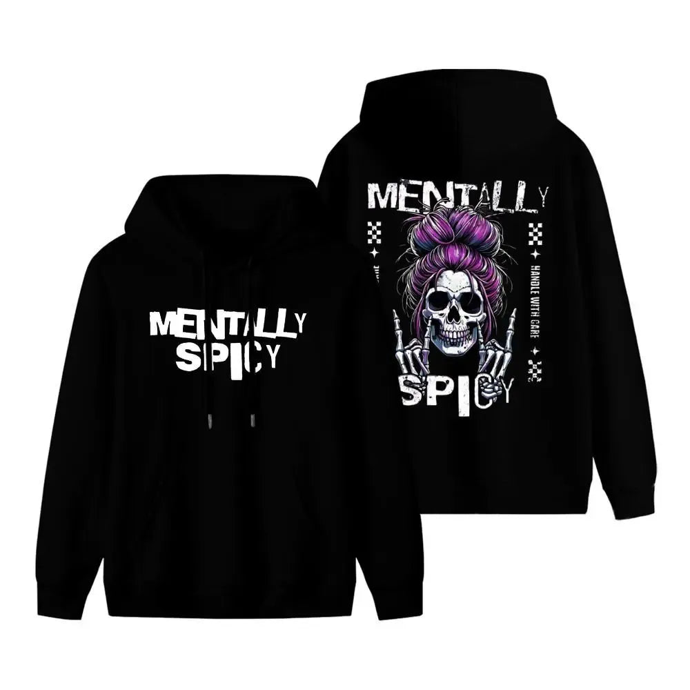 Spicy Skull Purple Bun Skeleton Hands T-Shirt / Sweatshirt / Hoodie