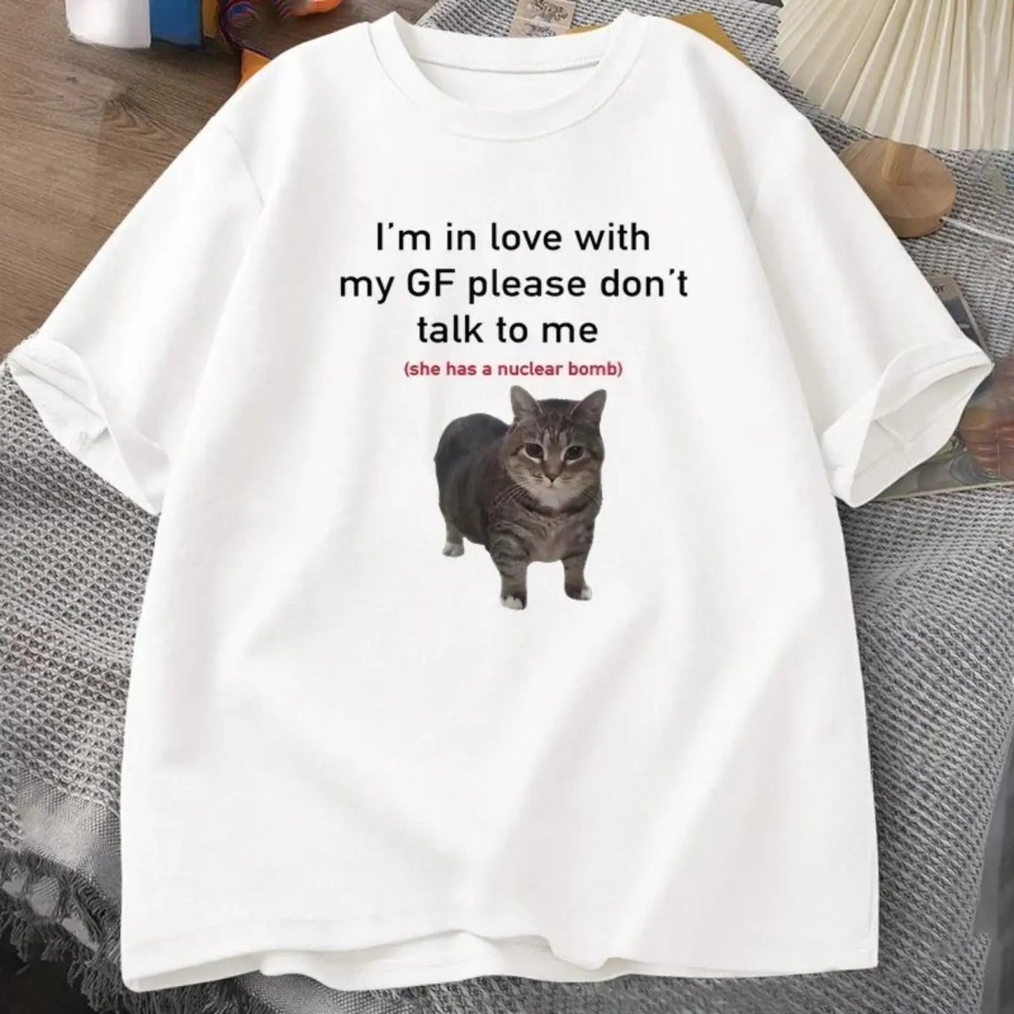 I'm In Love with My GF Funny Cat T-Shirt / Sweatshirt / Hoodie