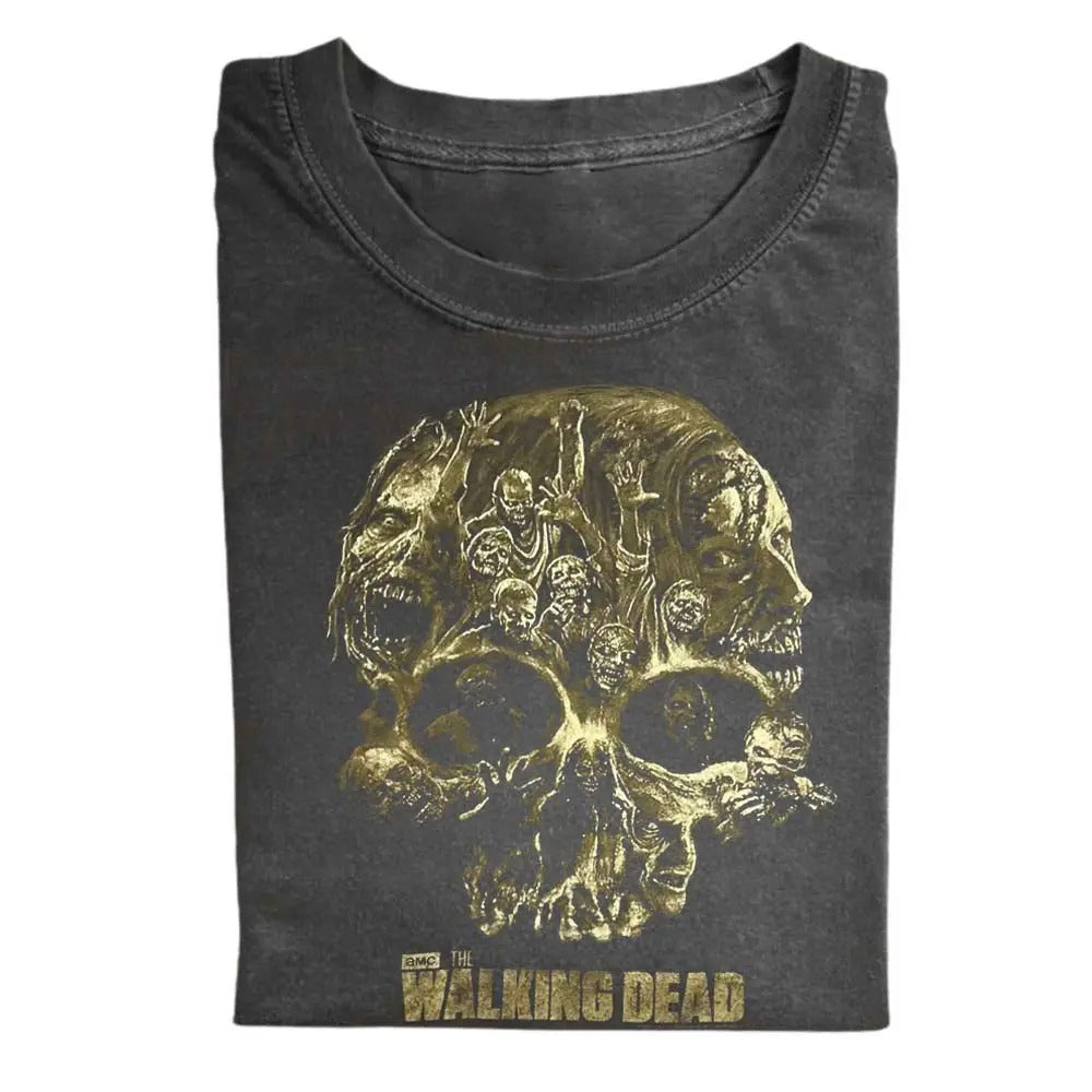 The Walking Dead Zombie Skull Vintage T-Shirt / Sweatshirt / Hoodie