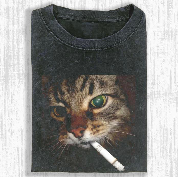 Smoking Cat T-Shirt / Sweatshirt / Hoodie