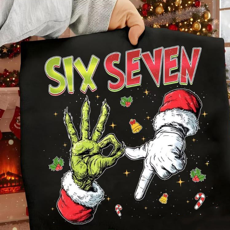 Six Seven 6 7 Funny Number Meme T-Shirt / Sweatshirt / Hoodie