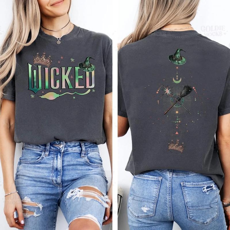 Retro Witchy “Defy Gravity” Magical Broomstick Graphic Unisex Cotton T-Shirt / Sweatshirt / Hoodie