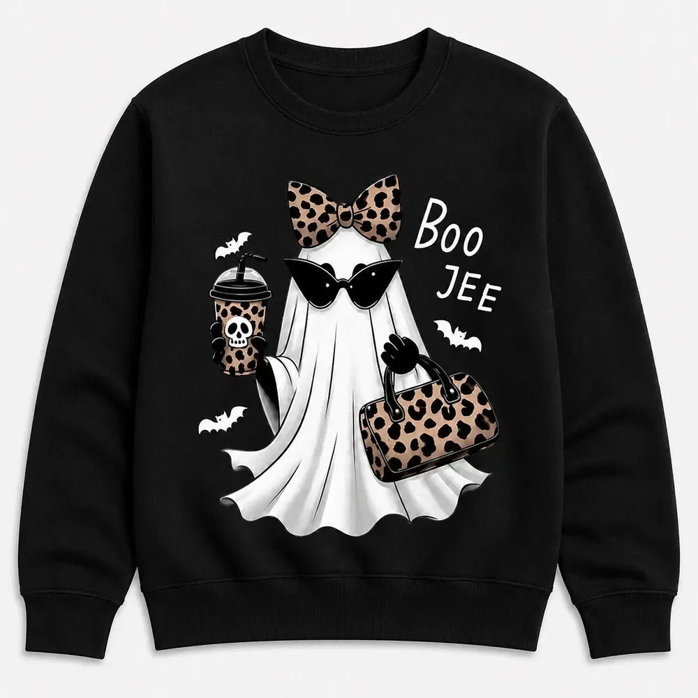 Boo-Jee Leopard Ghost T-Shirt / Sweatshirt / Hoodie