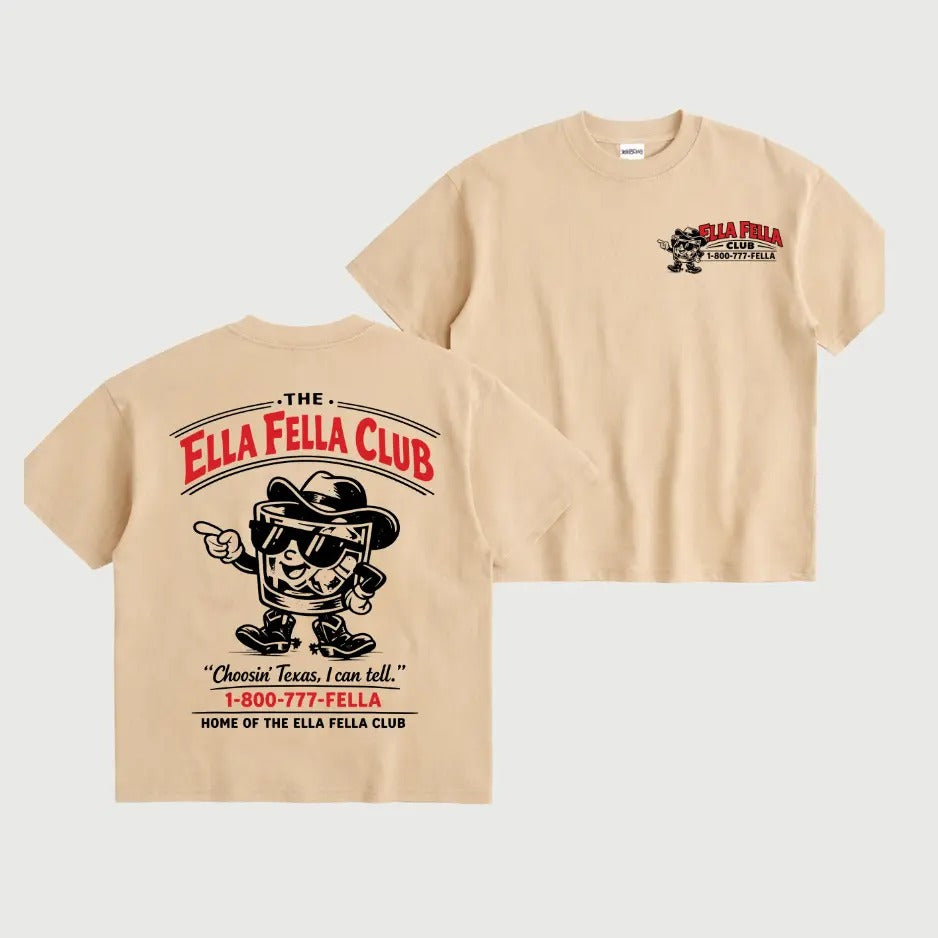 Retro 1-800 Fella Vintage Cowboy Club Graphic T-Shirt / Sweatshirt / Hoodie