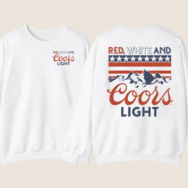 Red White And Coors Light T-Shirt / Sweatshirt / Hoodie