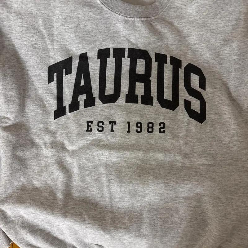 Custom Zodiac With Est Year Personalized Zodiac Energy Gift For Birthday  T-Shirt / Sweatshirt / Hoodie