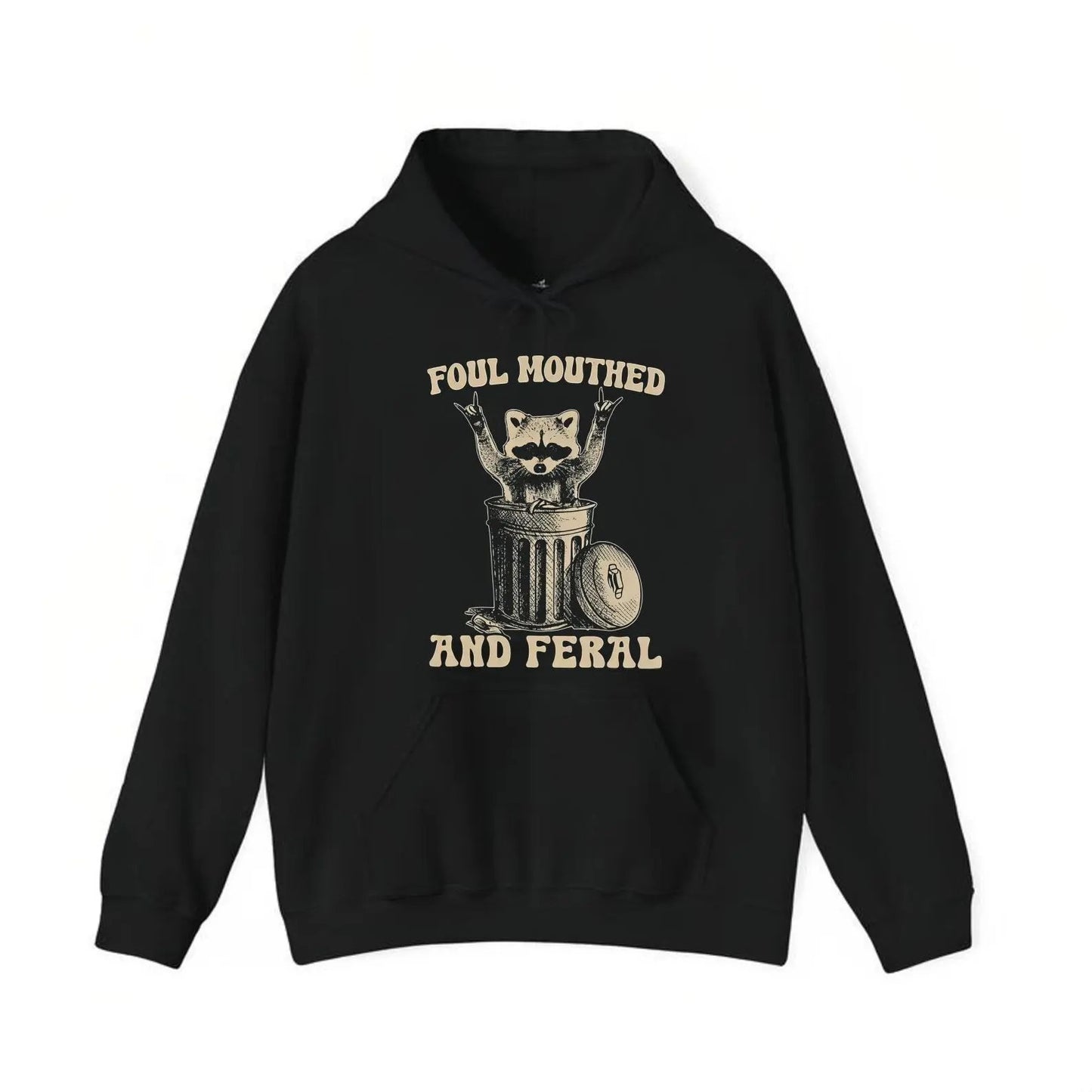 Foul Mouthed and Feral Raccoon T-Shirt / Sweatshirt / Hoodie
