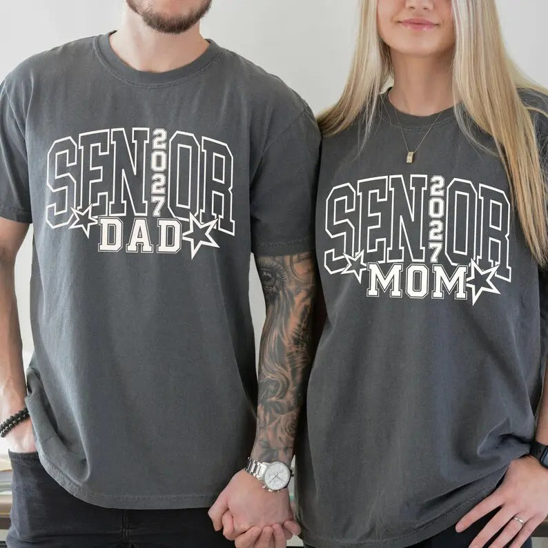 Senior Mom Dad Class of 2027 T-Shirt / Sweatshirt / Hoodie