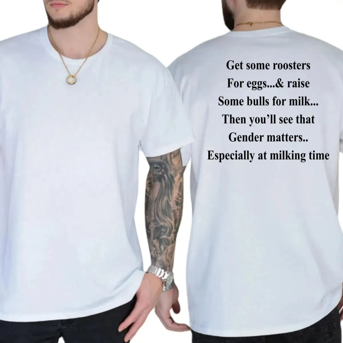 Get Roosters And Bull To See Gender T-Shirt / Sweatshirt / Hoodie