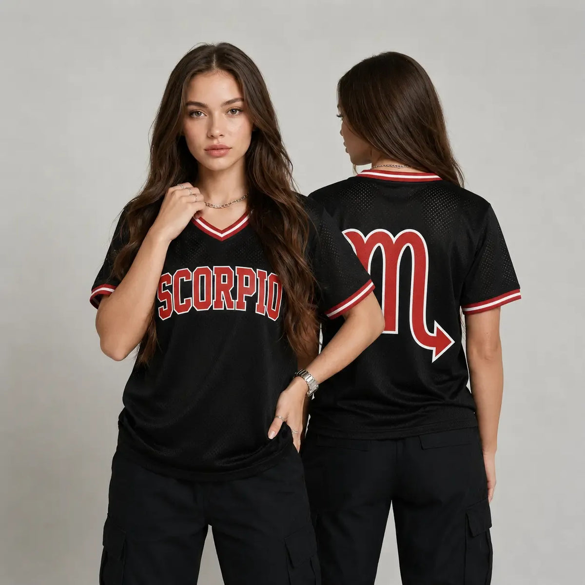 Astrology Front & Back Summer Design Breathable Athletic Jersey