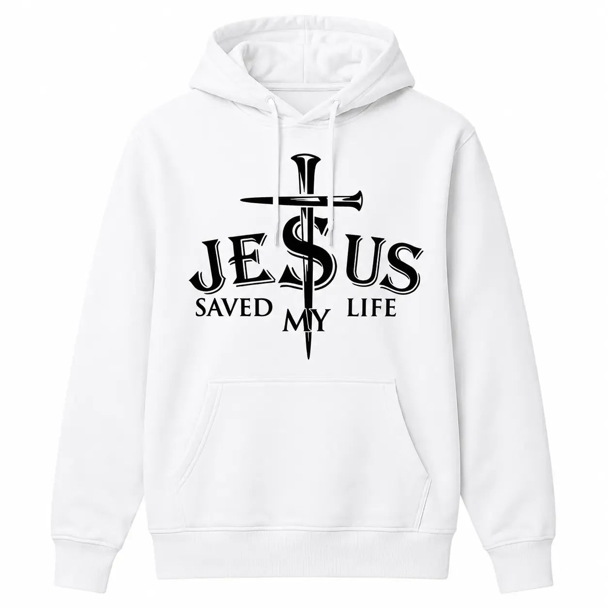 Jesus Saved My Life Christian Cross Graphic T-Shirt / Sweatshirt / Hoodie