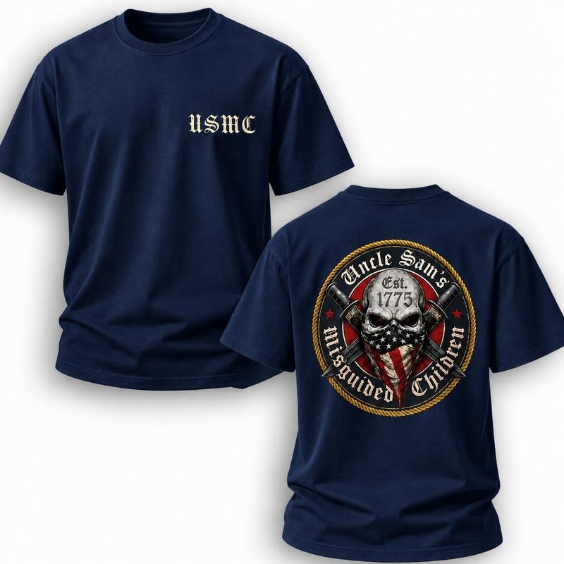 Uncle Sam's Misguided Children Tactical 1775 Skull Flag T-Shirt / Sweatshirt / Hoodie
