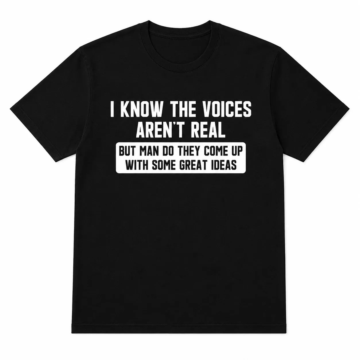 Schizophrenia Awareness I Know The Voices Aren'T Real Retro T-Shirt / Sweatshirt / Hoodie