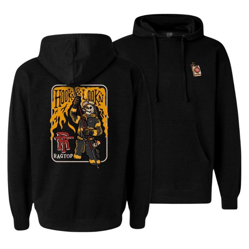 Hook & Lookn Firefighter T-Shirt / Sweatshirt / Hoodie
