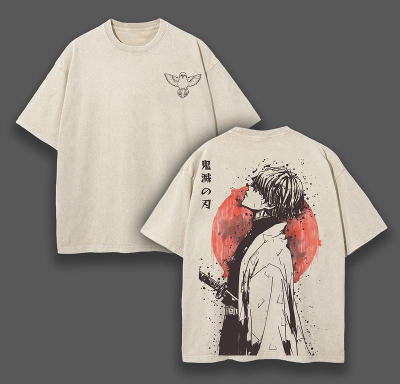 Retro Vintage Anime Manga Demon Slayer T-Shirt / Sweatshirt / Hoodie
