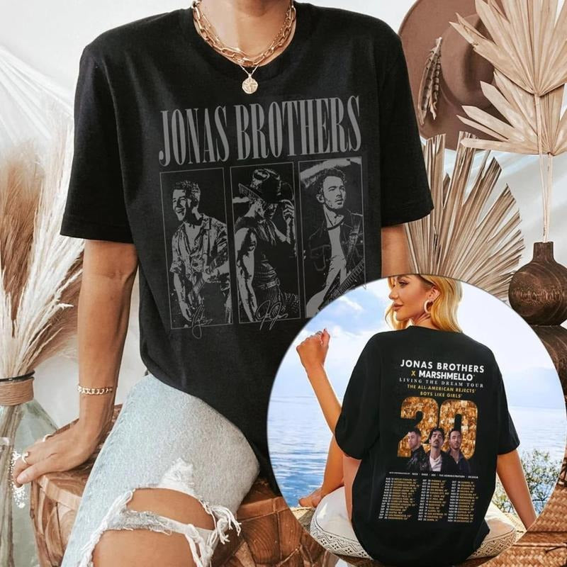 Retro Music Tour Inspired 2-Sided T-Shirt / Sweatshirt / Hoodie