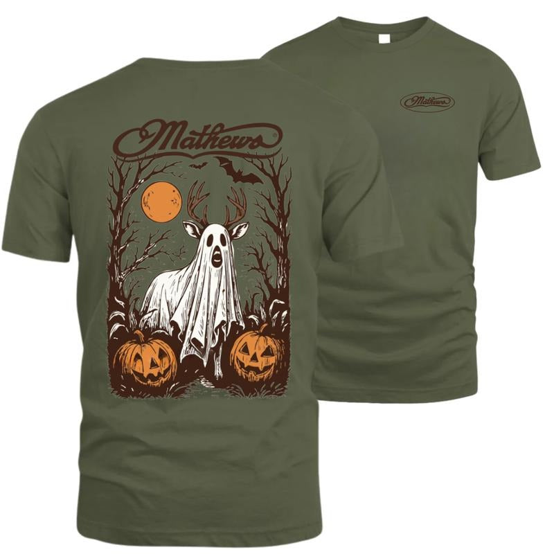 Mathews Ghost Deer Halloween T-Shirt / Sweatshirt / Hoodie