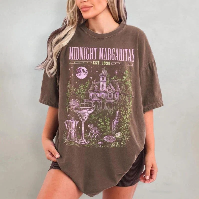Midnight Margaritas Witchy Cocktail Graphic T-Shirt / Sweatshirt / Hoodie