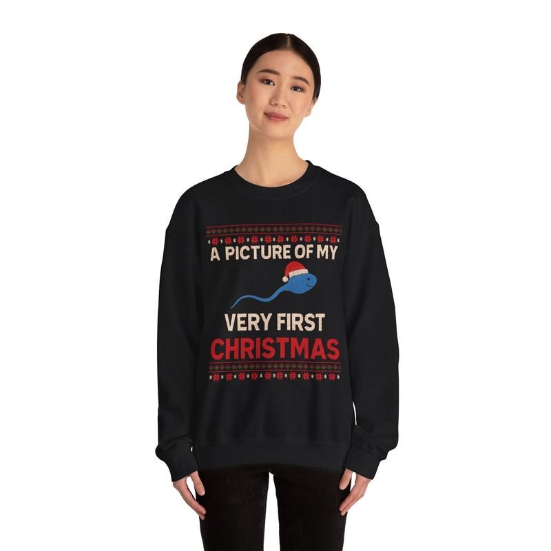 A Picture Of My Very First Christmas Unisex T-Shirt / Sweatshirt / Hoodie