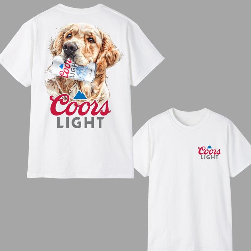 Beer And Dog Golden Retriever T-Shirt / Sweatshirt / Hoodie