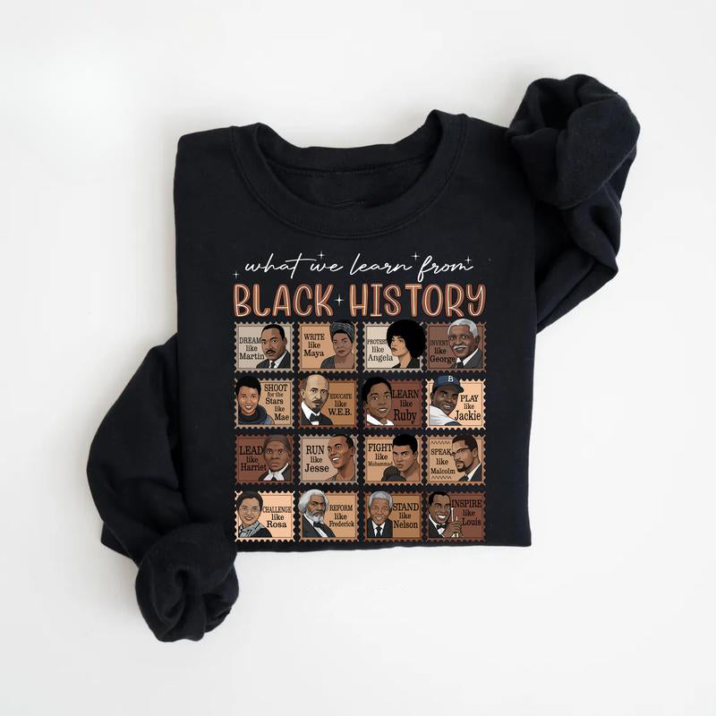 What We Learn From Black History T-Shirt / Sweatshirt / Hoodie