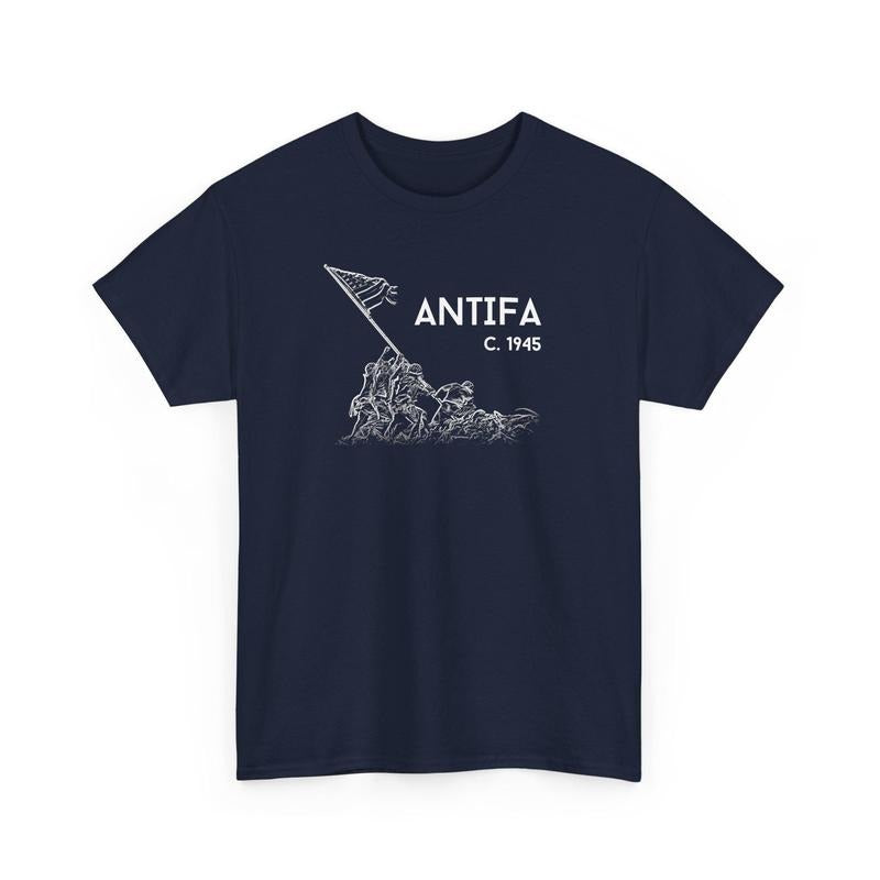 Antifa c. 1945 Patriotic Anti-Fascist Liberty T-Shirt / Sweatshirt / Hoodie