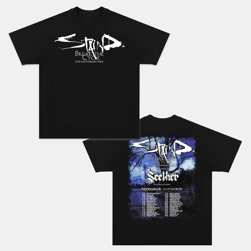 Staind Break The Cycle Tour T-Shirt / Sweatshirt / Hoodie
