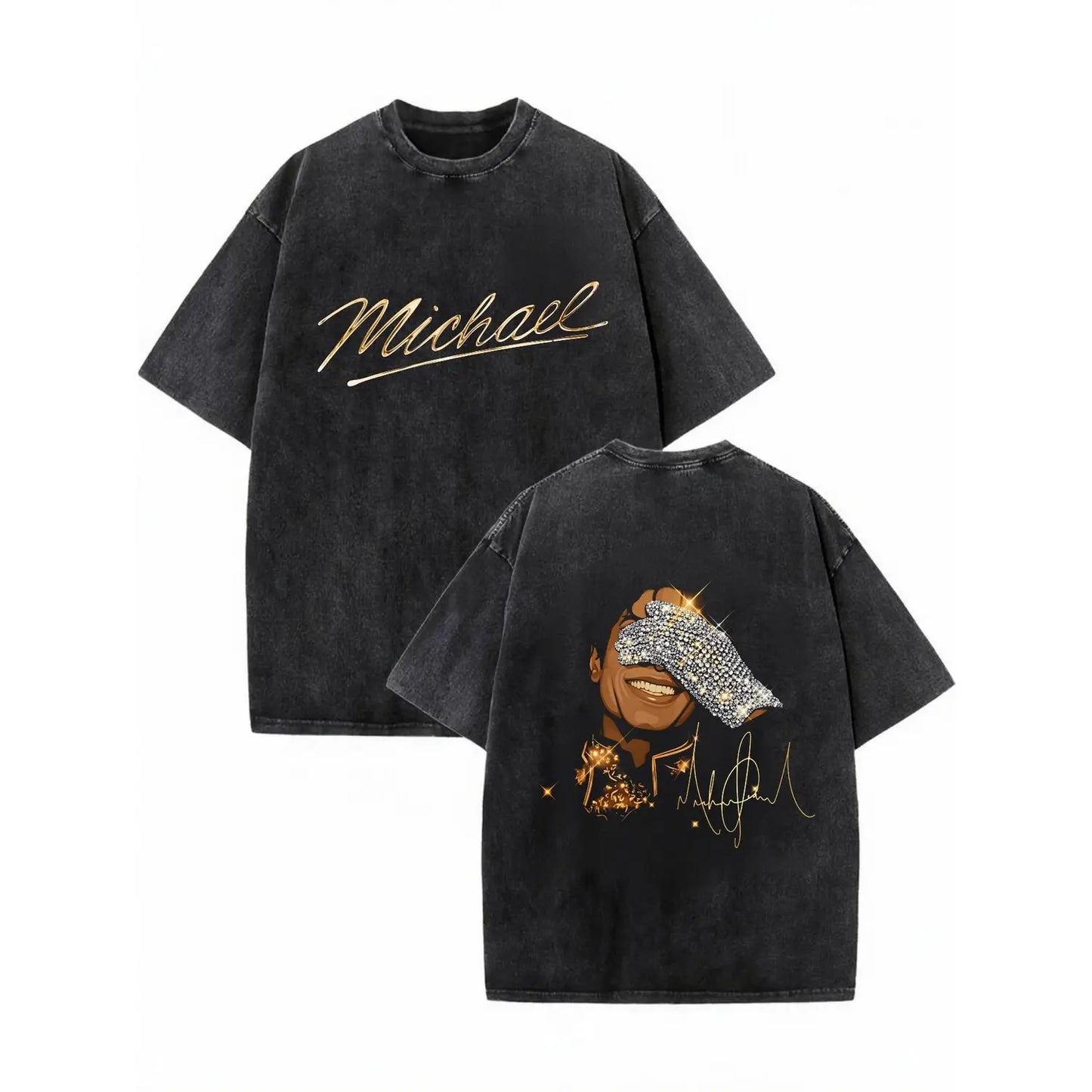 MJ Signature Cartoon Portrait T-Shirt / Sweatshirt / Hoodie