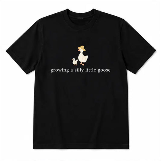 Growing a Silly Little Goose Cute Pregnancy Announcement T-Shirt / Sweatshirt / Hoodie