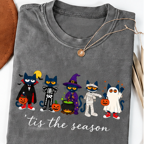 Cat Halloween Teacher Cute Gift T-Shirt / Sweatshirt / Hoodie