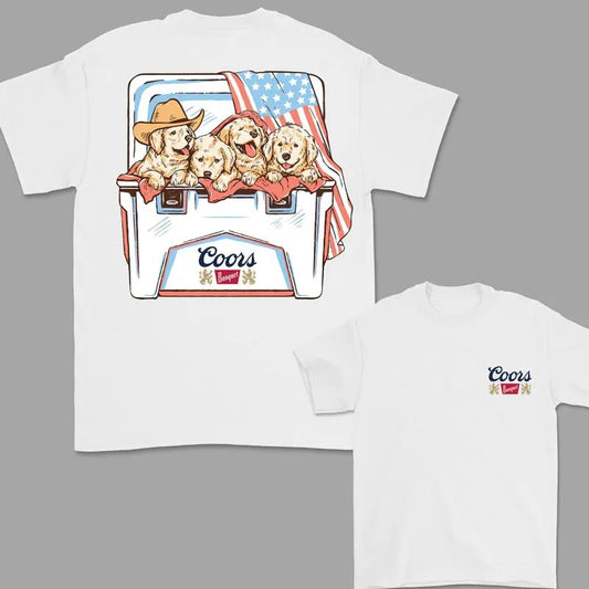 Dogs Beer 4th Of July Banquct T-Shirt / Sweatshirt / Hoodie