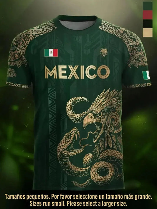 Mexico Aztec Eagle Heritage Soccer Jersey
