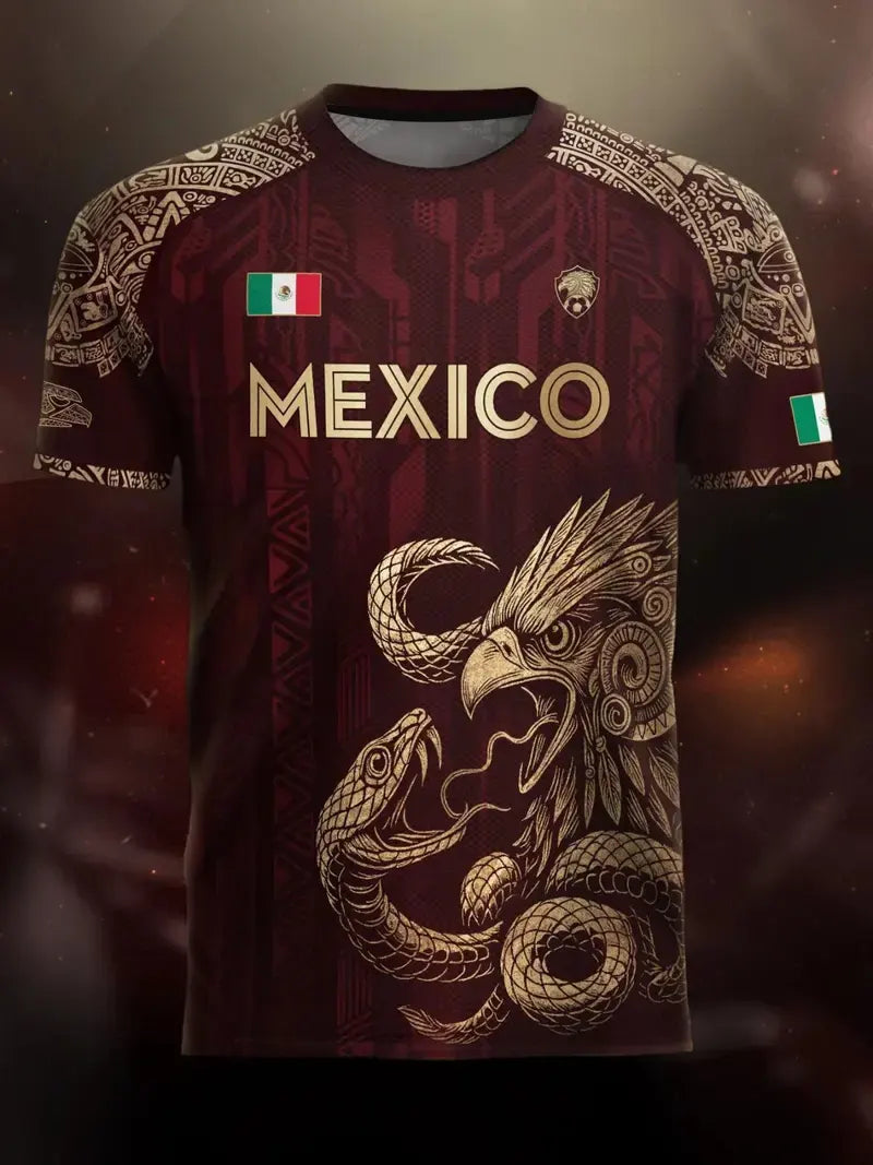 Mexico Aztec Eagle Heritage Soccer Jersey