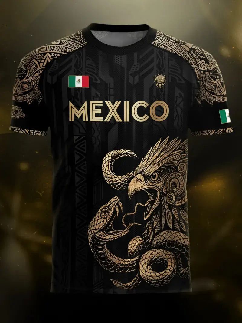 Mexico Aztec Eagle Heritage Soccer Jersey