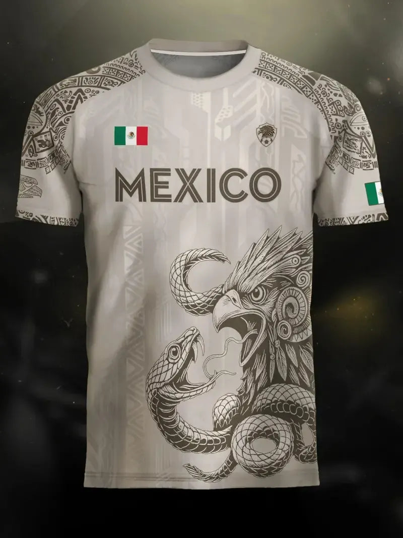 Mexico Aztec Eagle Heritage Soccer Jersey