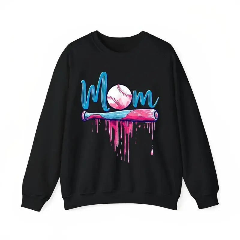 Baseball Mom Pink Drip T-Shirt / Sweatshirt / Hoodie