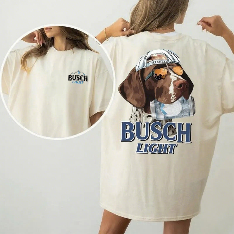 German Shorthaired Pointer With Busch Light Beer T-Shirt / Sweatshirt / Hoodie