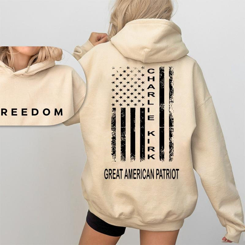 Charlie Great American Patriot Flag Graphic T-Shirt / Sweatshirt / Hoodie