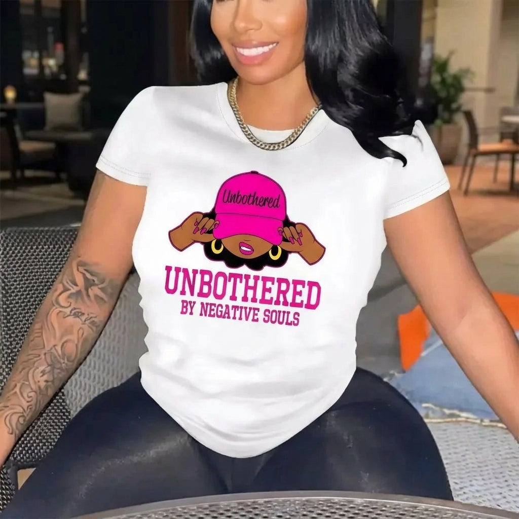 Unbothered by Negative Souls Bold Statement Graphic T-Shirt / Sweatshirt / Hoodie