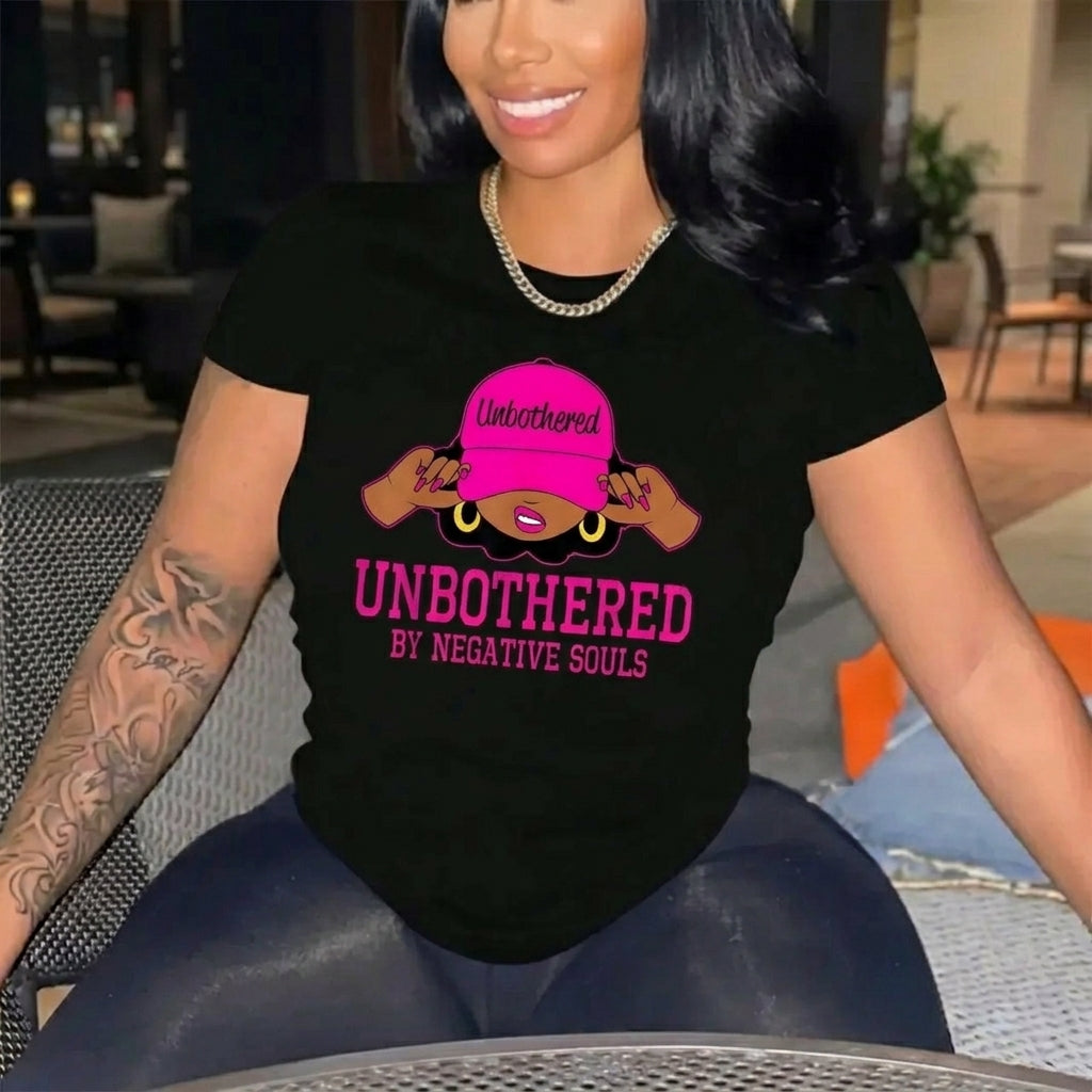 Unbothered by Negative Souls Bold Statement Graphic T-Shirt / Sweatshirt / Hoodie