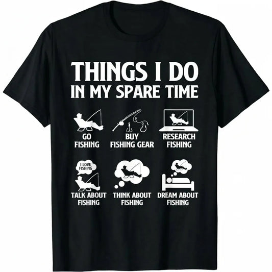 Things I Do In My Spare Time Men Bass Fishing T-Shirt / Sweatshirt / Hoodie