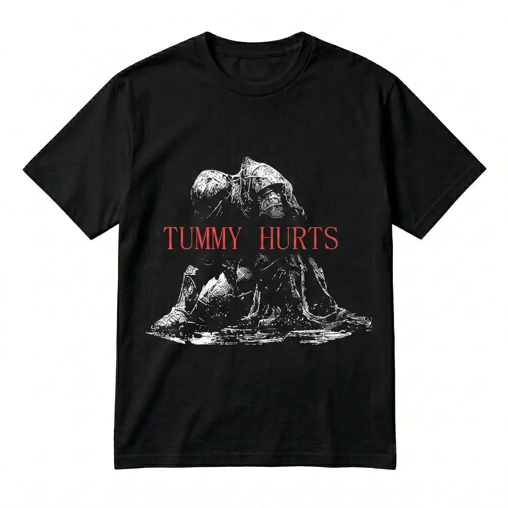 The Retro Tummy Hurts Gamer Graphic T-Shirt / Sweatshirt / Hoodie