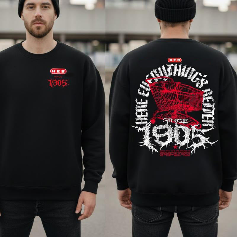 Metal Rock Since 1905 2 Side T-Shirt / Sweatshirt / Hoodie