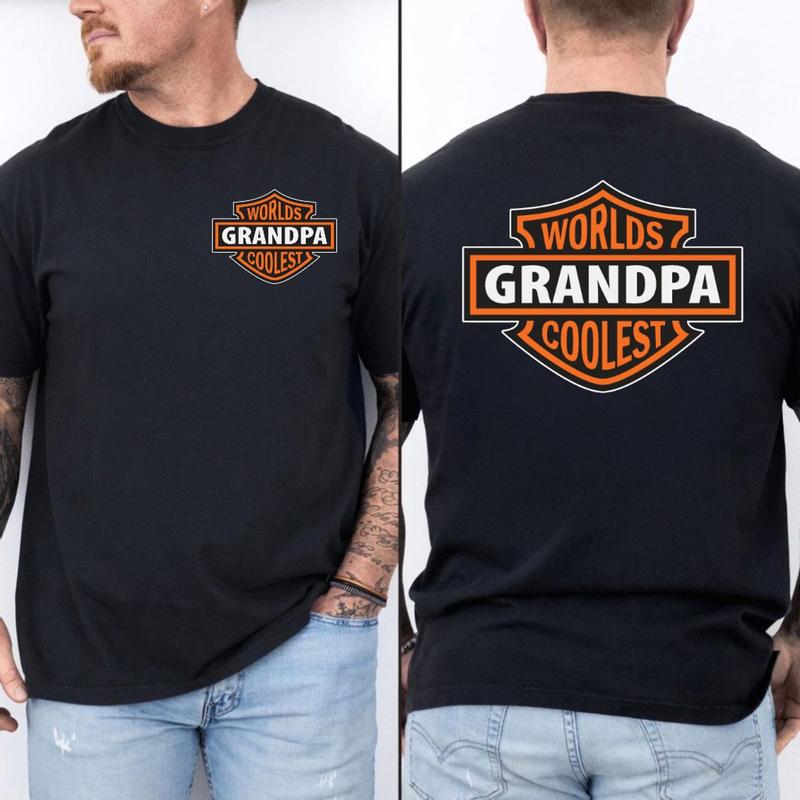 World's Coolest Nickname Gift Motorcycle Pawpaw Papa Dad Grandpa T-Shirt / Sweatshirt / Hoodie