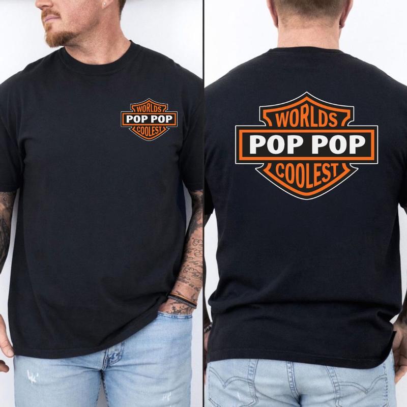 World's Coolest Nickname Gift Motorcycle Pawpaw Papa Dad Grandpa T-Shirt / Sweatshirt / Hoodie
